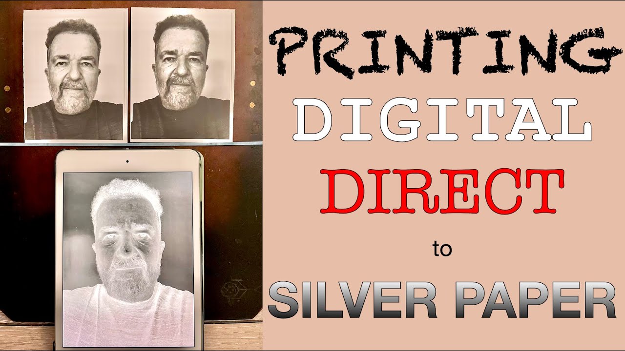 Printing Digital Direct to Silver Paper