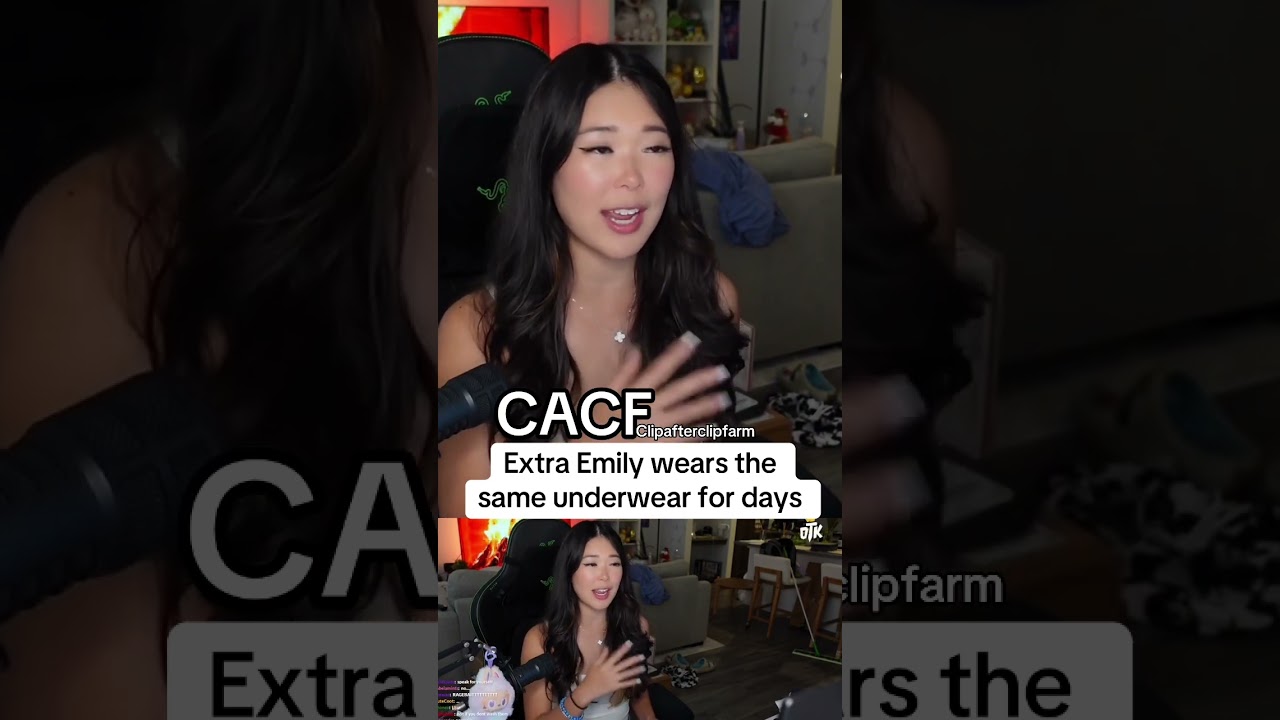 Extra Emily wears the same underwear for days #extraemily #extraemilyclips