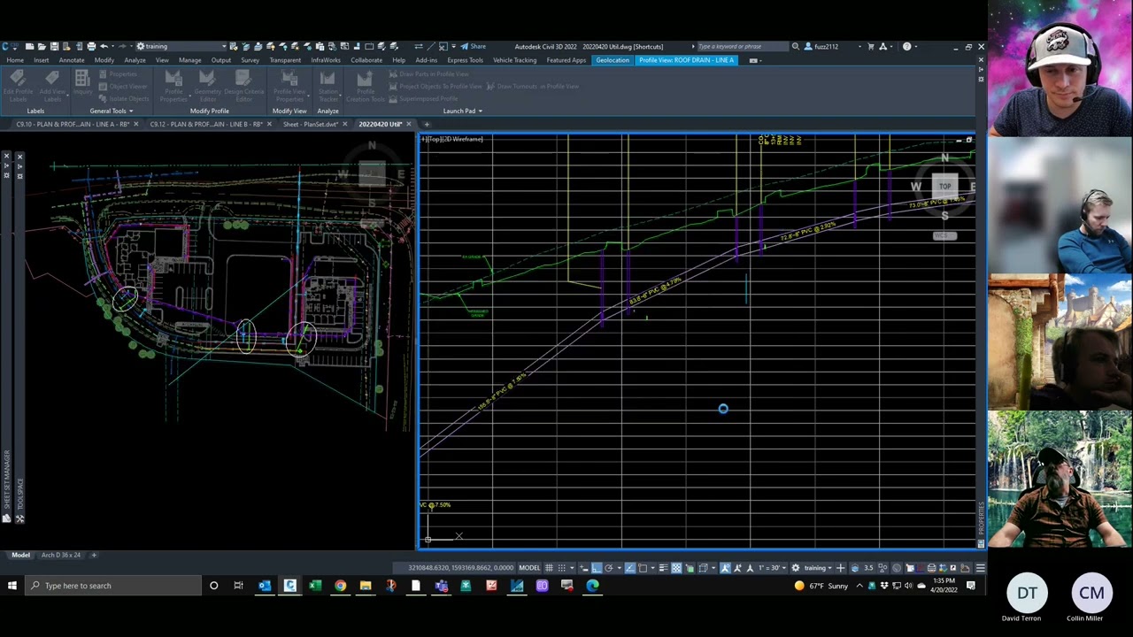 Adding Pipe Crossings to Profile View