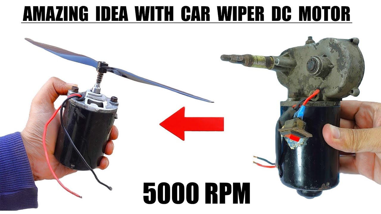 Do Not Throw Away your Car Wiper Motor - 12V 8 Amp DC Motor Salvage DIY