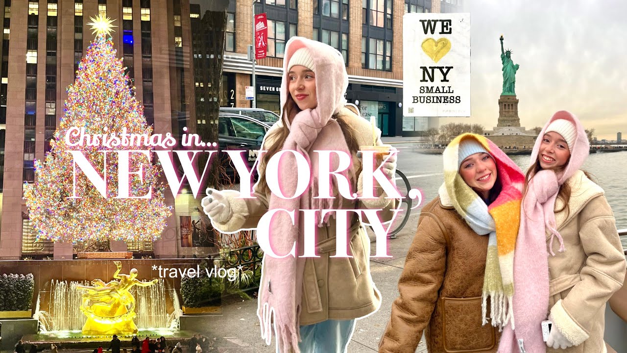 the perfect CHRISTMAS IN NEW YORK 🎄 | the rockettes, shopping, broadway, rockefeller tree