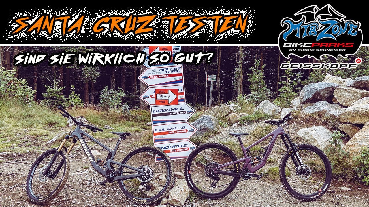 Santa Cruz testen am Geißkopf! | Megatower | Nomad 6 | @santacruzbicycles2841
