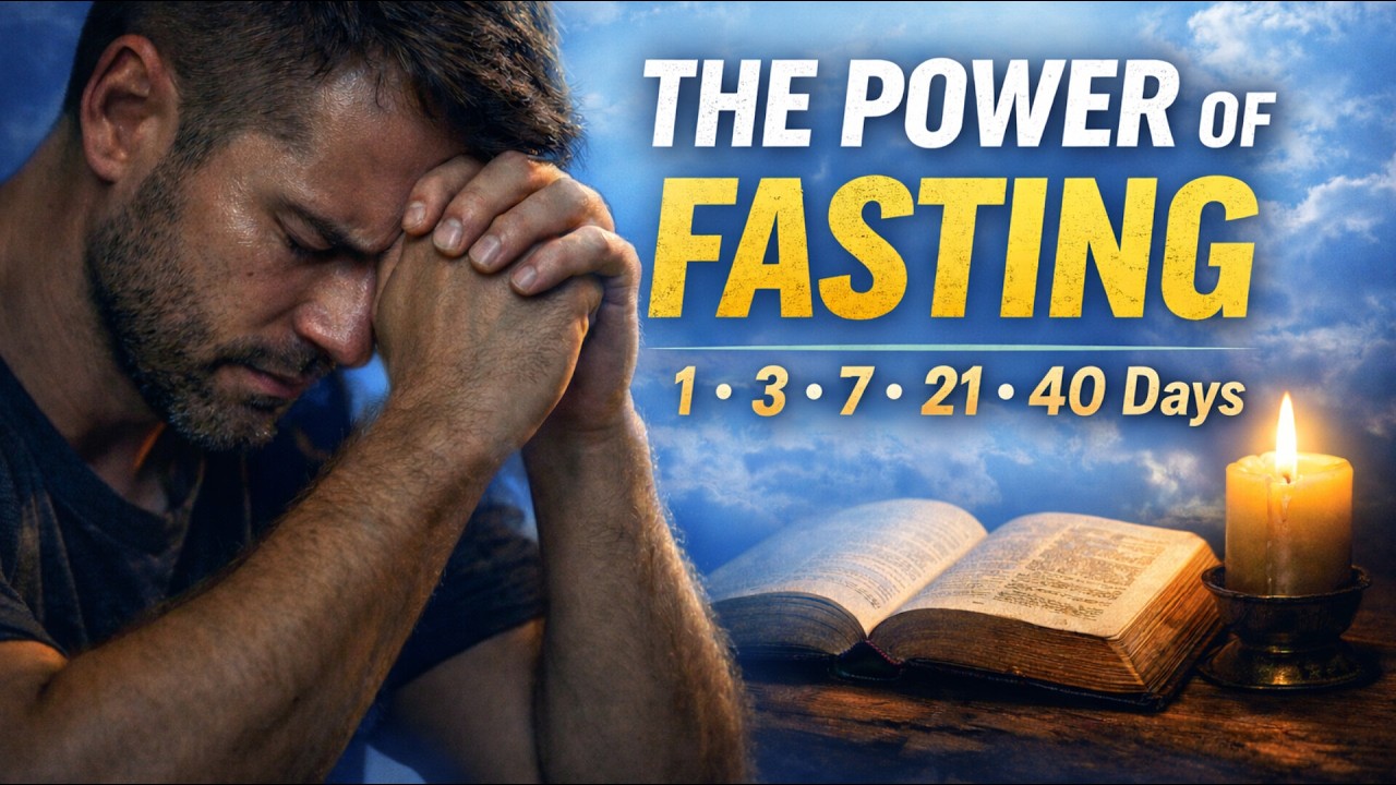 Biblical Fasting Explained: 1, 3, 7, 21 & 40 Day Fasts in the Bible #hallelujah