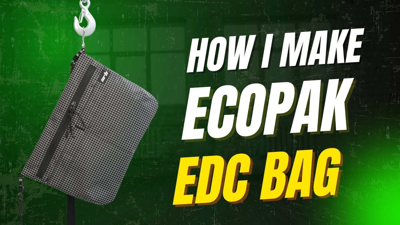 How i make Ecopak EDC bag with magnetic pocket