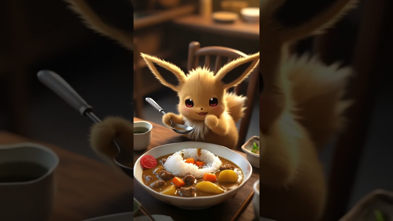 Pokemon eating time ✨ai