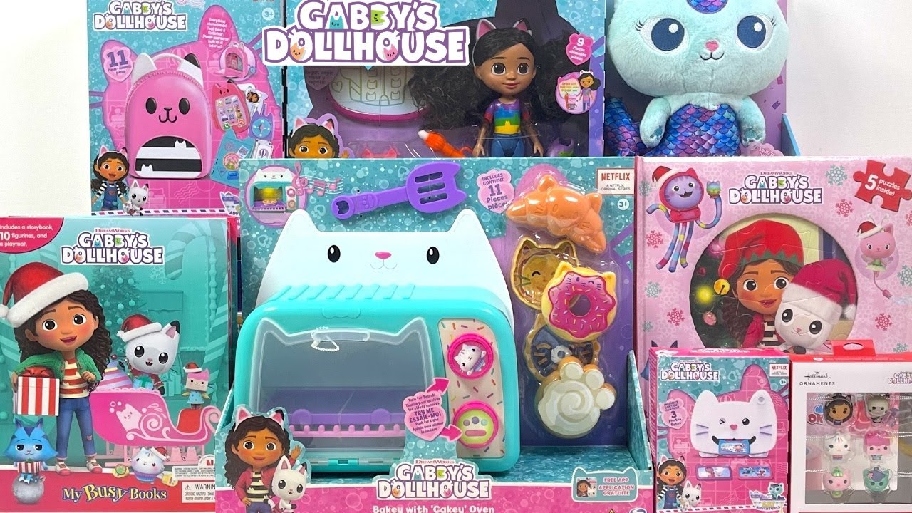 Dreamworks Gabby's Dollhouse Toy Collection Unboxing | Bakey with Cakey Oven | toy review | ASMR