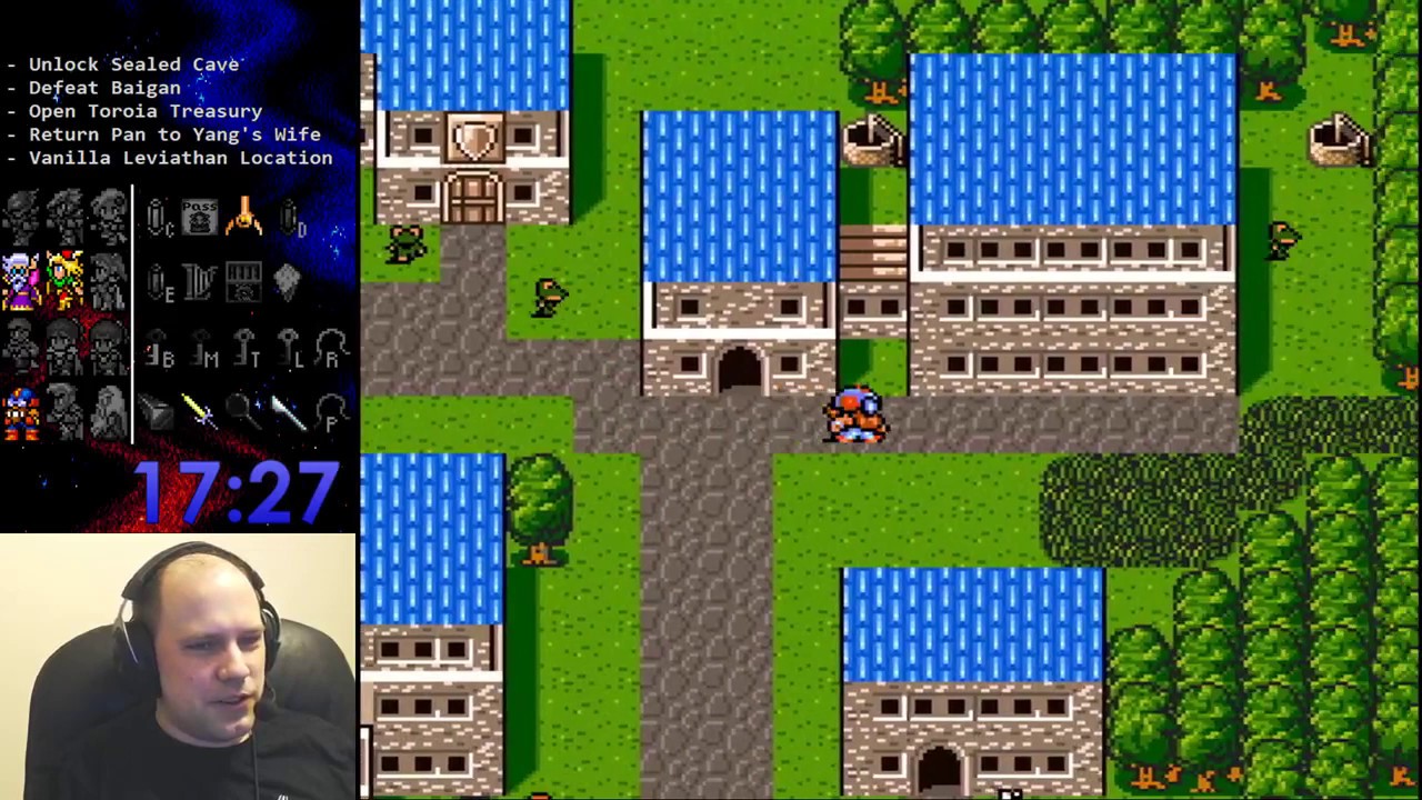 Final Fantasy IV Free Enterprise Randomizer (Fabul Gauntlet Swiss Flags) - 2:39:48