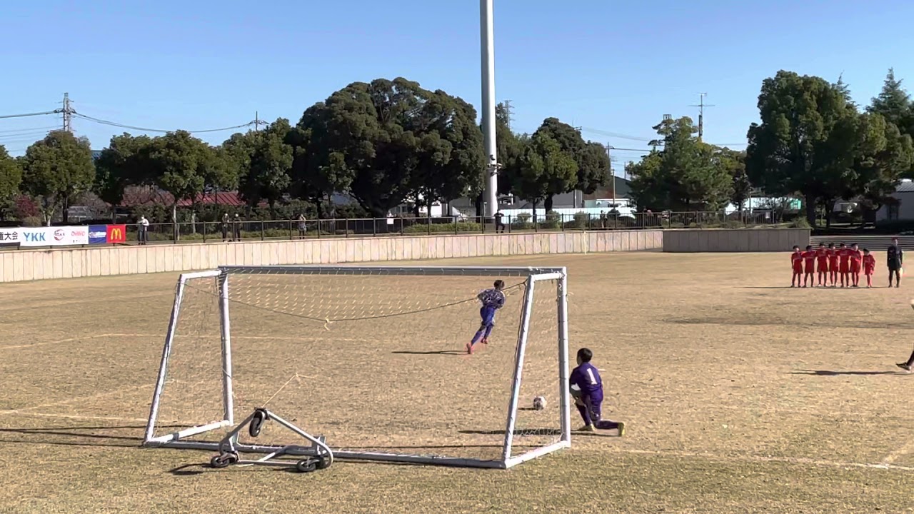 全日本Ｕ12選手権決勝トーナメント5回戦　パレイストラU12  PK戦 4-3