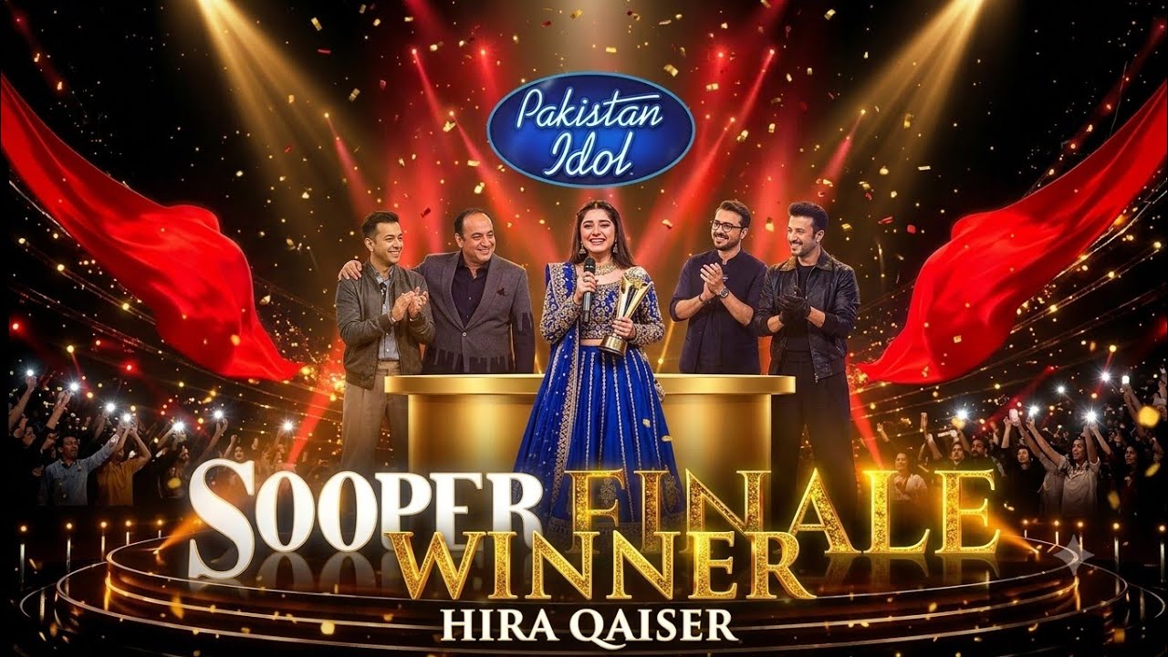 Pakistan idol Sooper finale || winner Hira Qaiser||