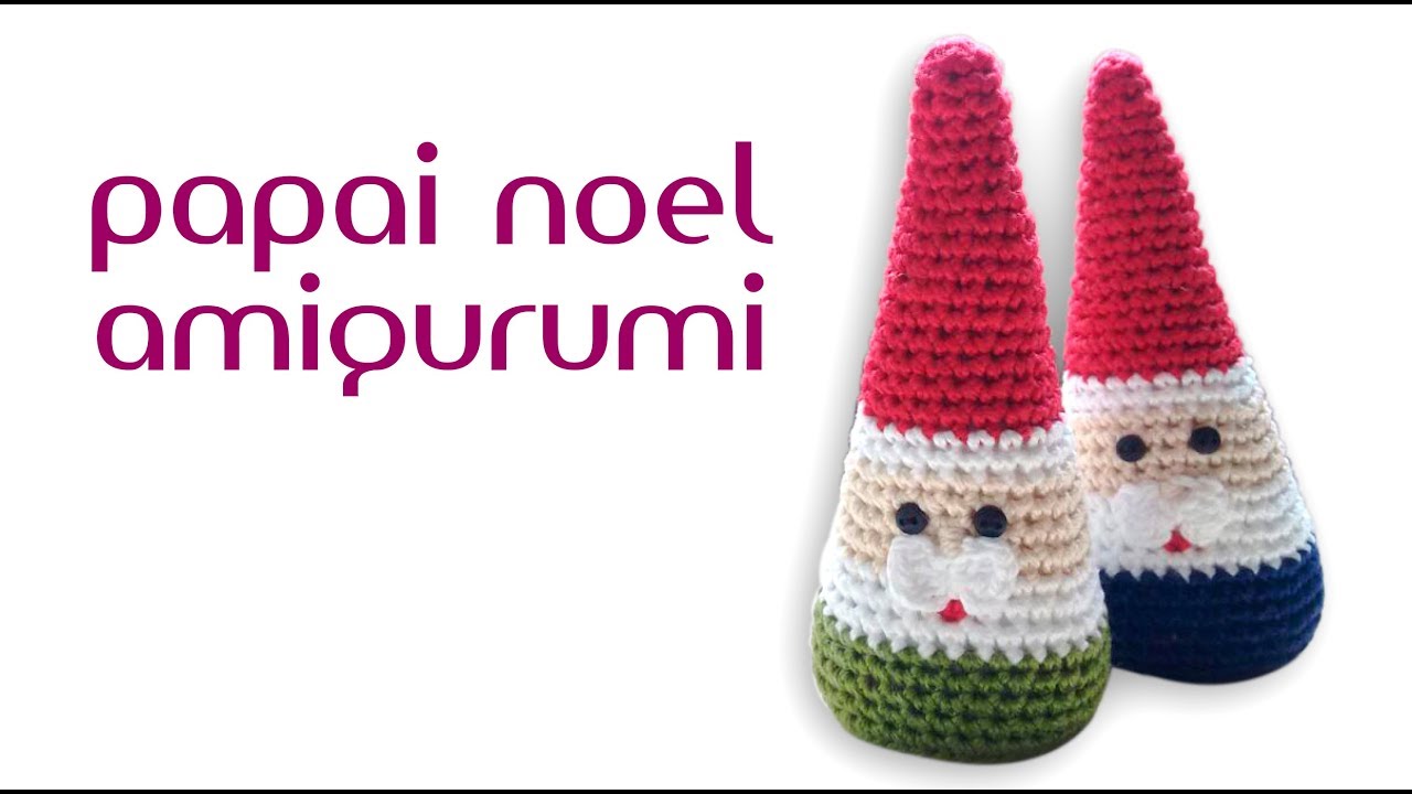 Papai noel amigurumi (crochê)