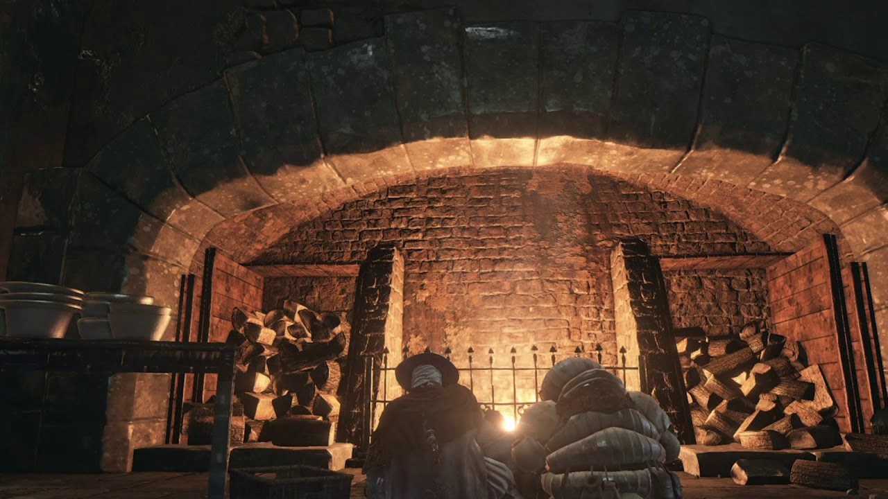 Dark Souls III - Siegward's Fireplace Ambiance (warm, crackling fireplace, white noise)