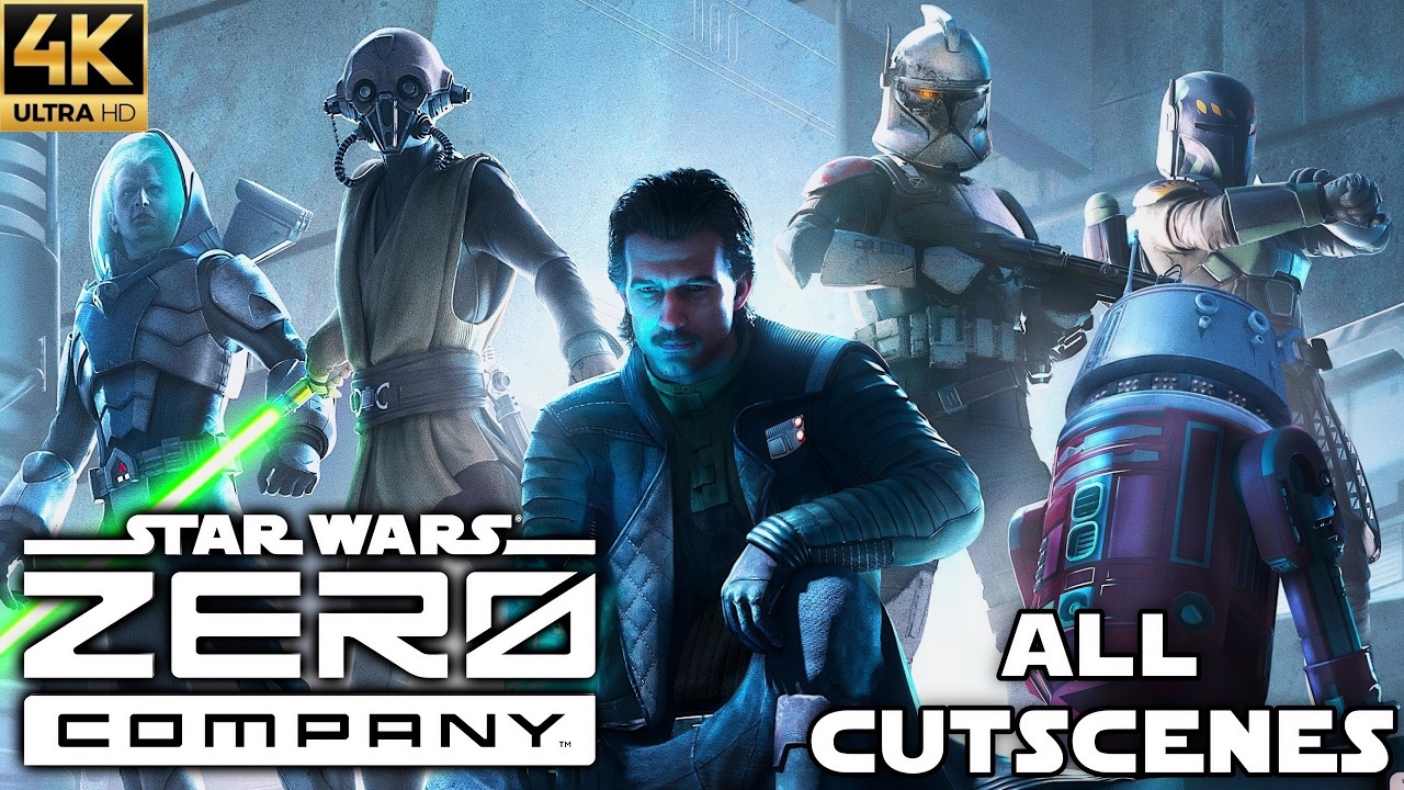 Star Wars: Zero Company - All Cutscenes / Game Movie (4K 60FPS)
