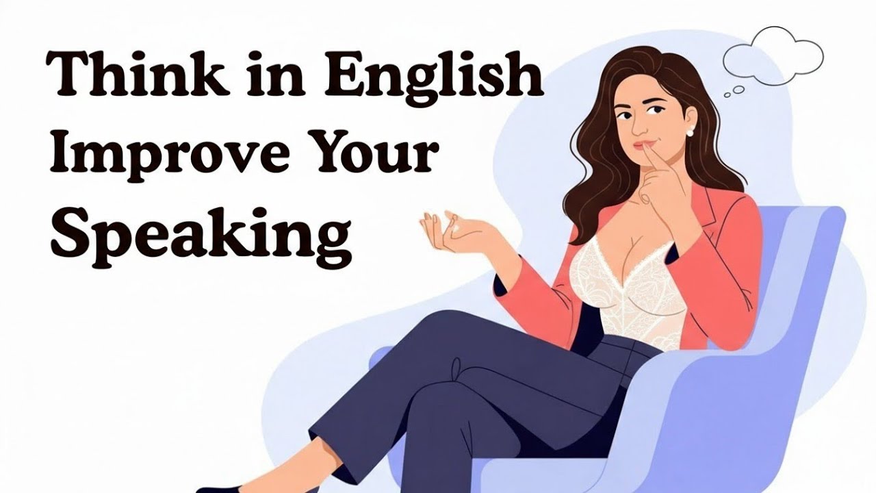 Think in English Daily 🧠 Improve Speaking Fluency Fast | English Practice for Beginners & Learners