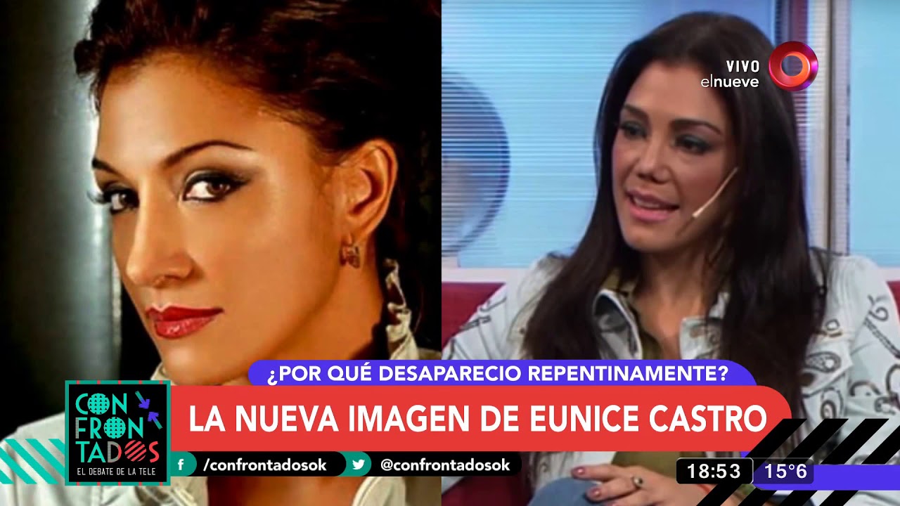 Reapareció Eunice Castro con nueva imagen