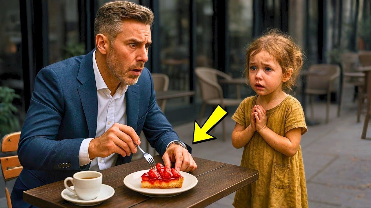 _¡SEÑOR, ELLA PUSO ALGO EN SU TARTA!_ DIJO LA PEQUEÑA MENDIGA AL MILLONARIO, DOS HORAS DESPUÉS