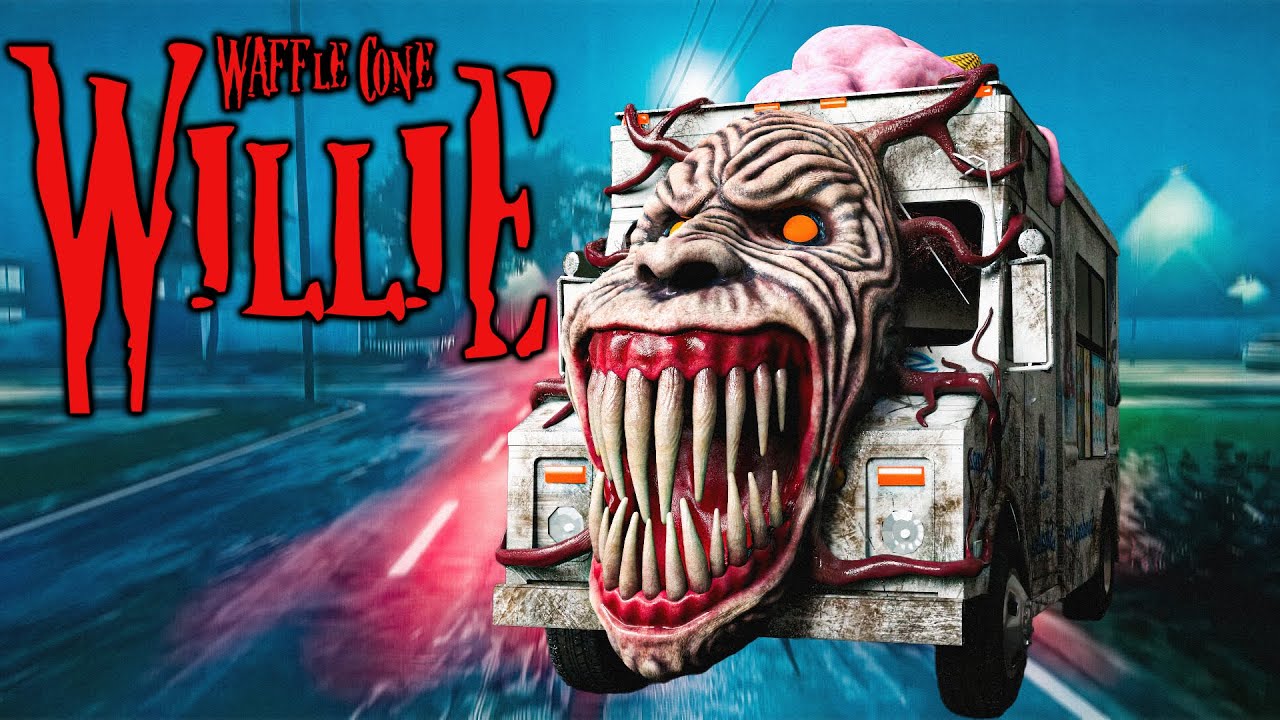 This Ice Cream Truck Is Possessed By A Dead Serial Killer - Waffle Cone Willie (Full Game)