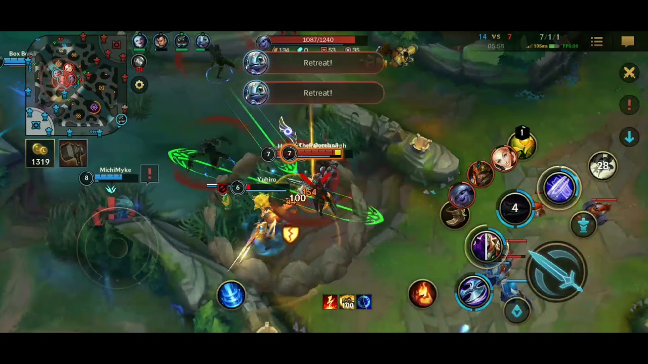 NOOB ZED-LEAGUE OF LEGENDS WILDRIFT  Best moment ZED Gameplay