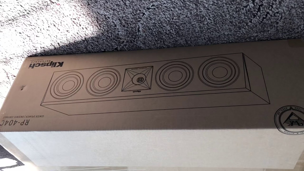 Unboxing Klipsch RP 404C