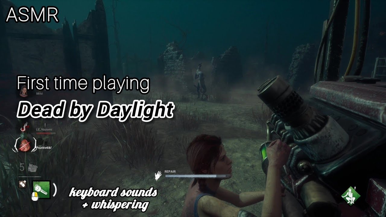 ASMR first time playing Dead by Daylight | keyboard sounds + whispering~