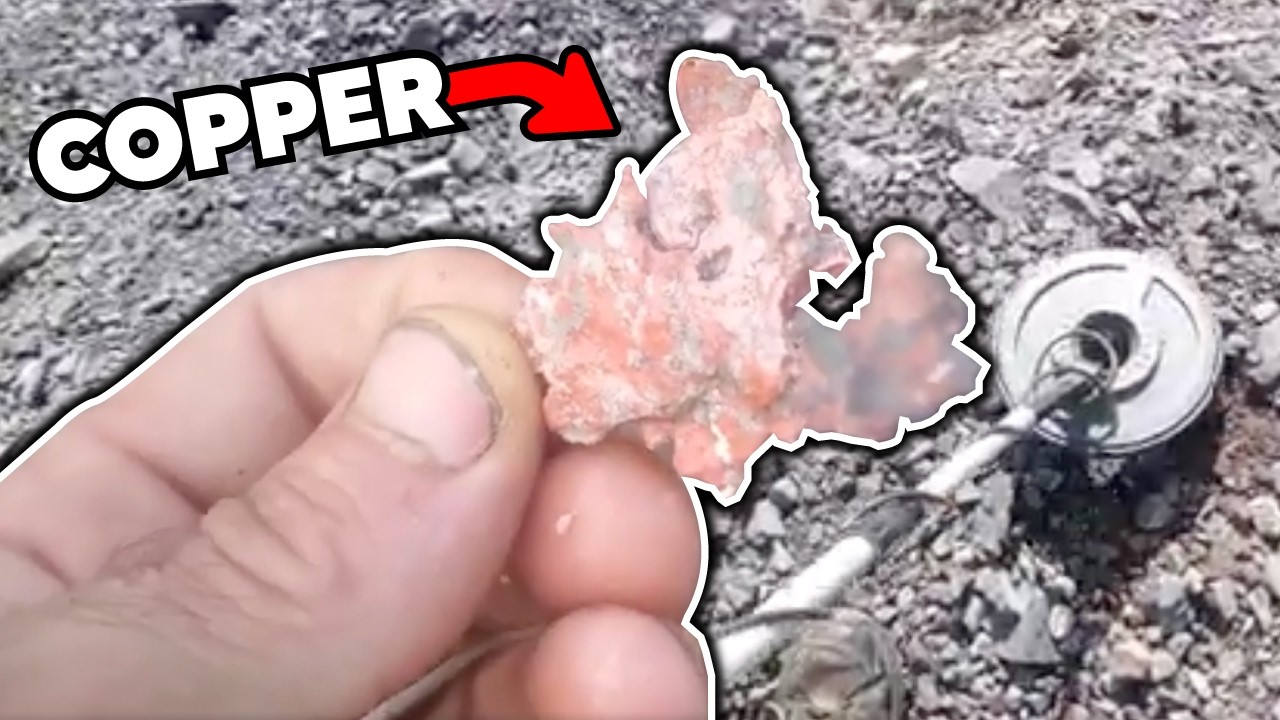Metal Detecting Natural COPPER in Michigan | Keweenaw Peninsula | The Cliff Mine | Copper Harbor