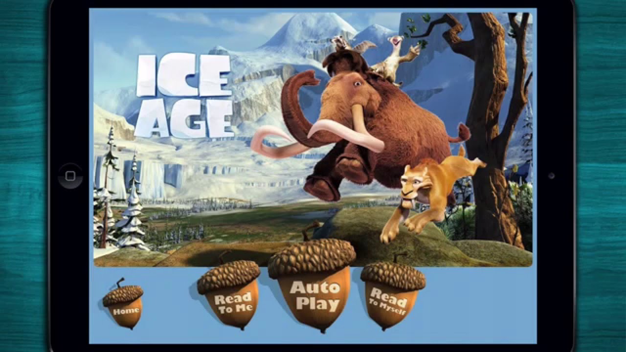 ♥ Ice Age Movie Storybook Collection - Reading Manny, Sid, Diego - iPad, iPhone, iPod touch