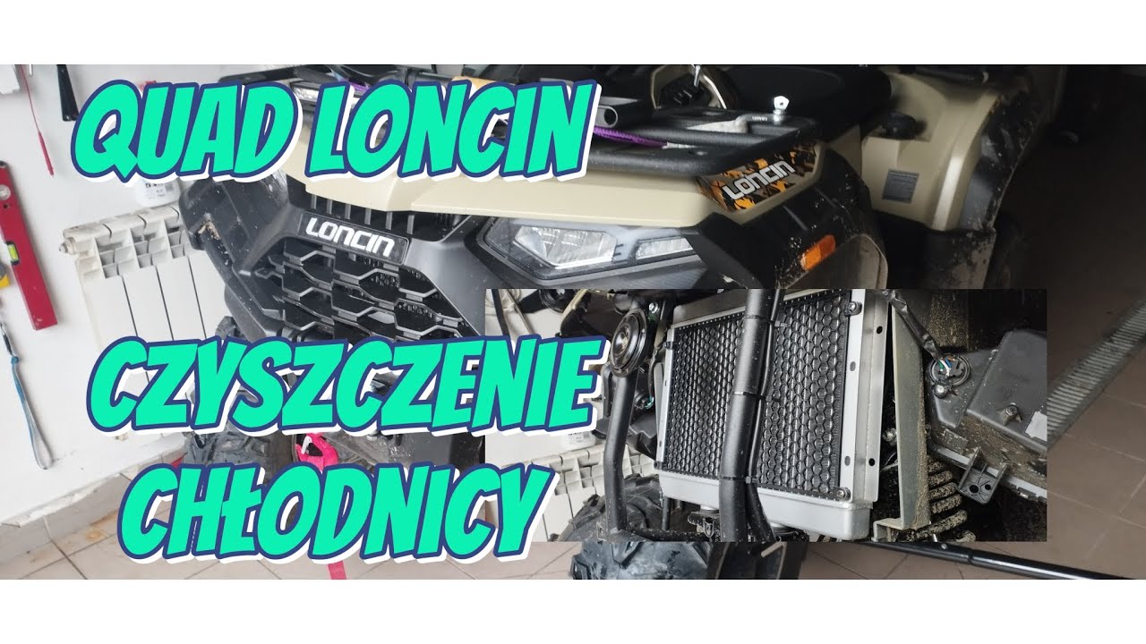Czyszczenie chłodnicy w quadzie. Loncin Xwolf 550 L