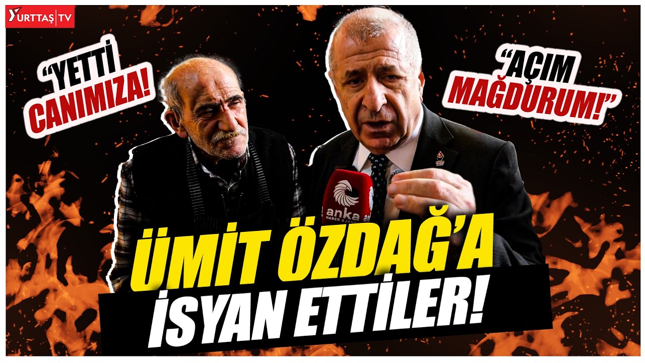 Çarşıya giden Ümit Özdağ'a emekliler isyan etti! 