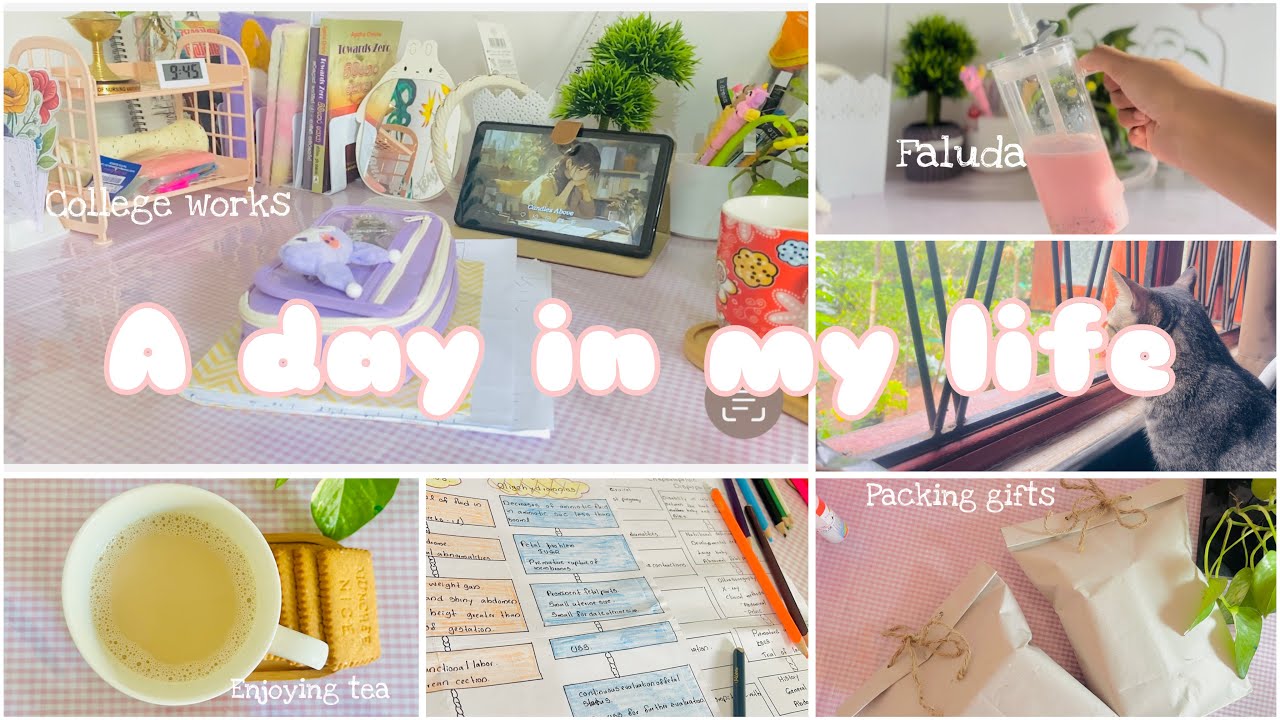 A simple day💝|දවසම ගෙදර🏡|Study with me📚