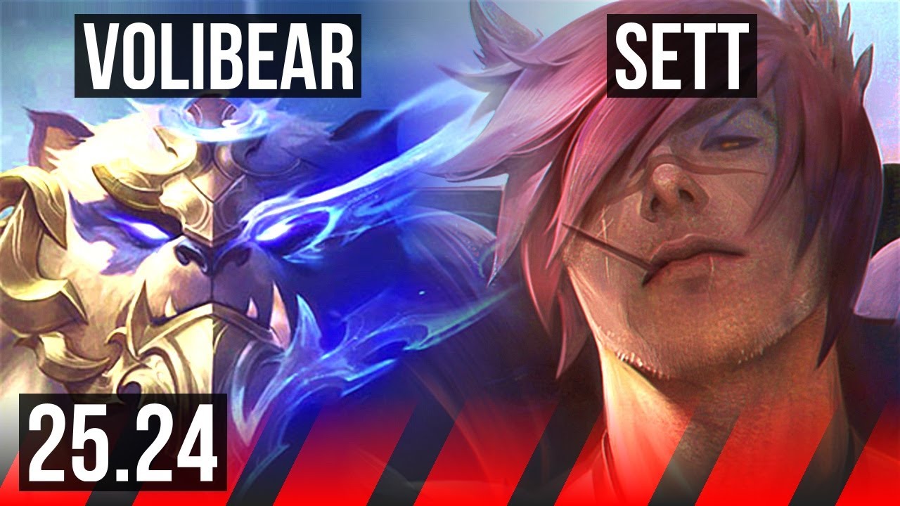 VOLIBEAR vs SETT (TOP) | EUW Master | 25.24