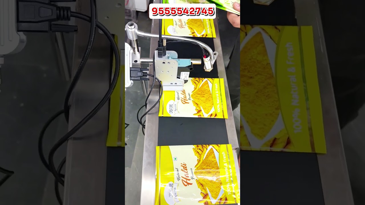 TIJ Printer With Conveyor | Expiry Date Coding Machine | Tij Printers