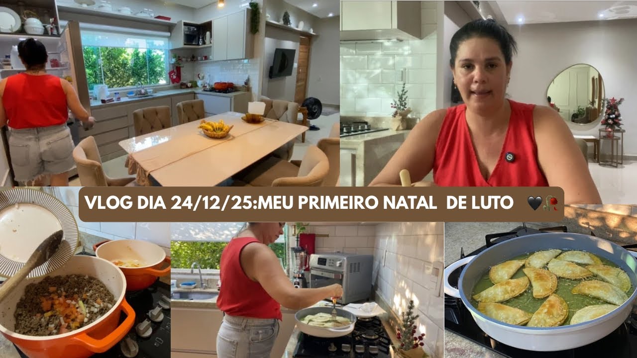 VLOG DO DIA : MINHA VÉSPERA DE NATAL 🖤🥀