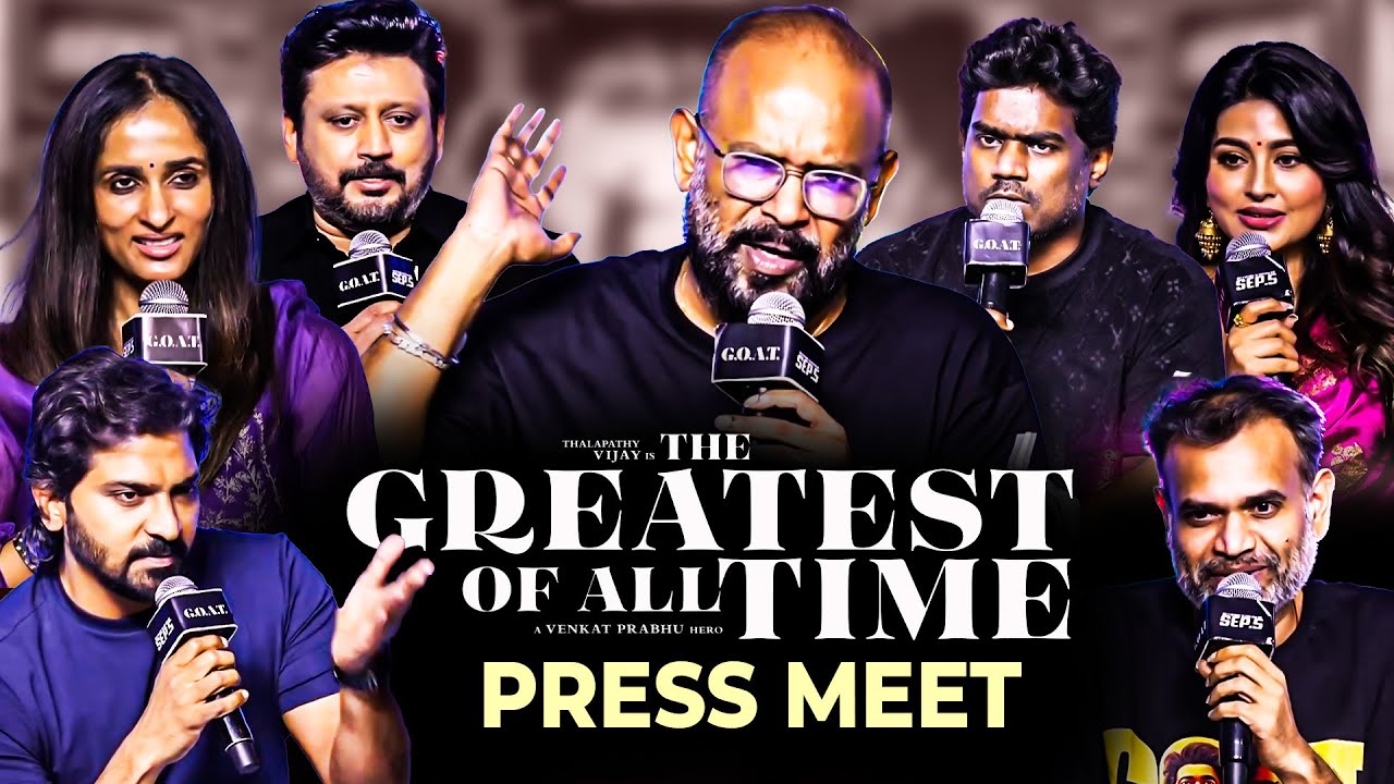 The Greatest of All Time - Press Meet | The GOAT - Thalapathy Vijay | Venkat Prabhu | Yuvan | Premji