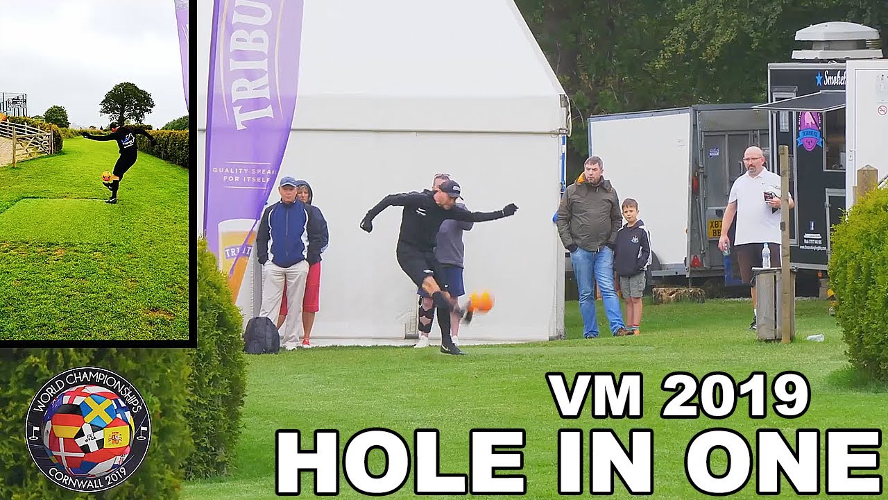 ANDERS LAVER HOLE IN ONE TIL VM I FODBOLDGOLF 2019! ⚽️⛳️