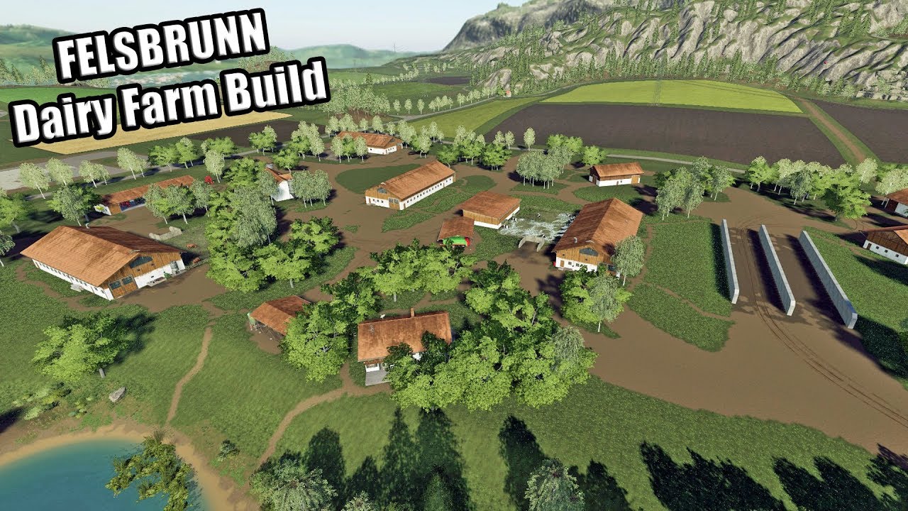 Felsbrunn Dairy Farm Build - FS19