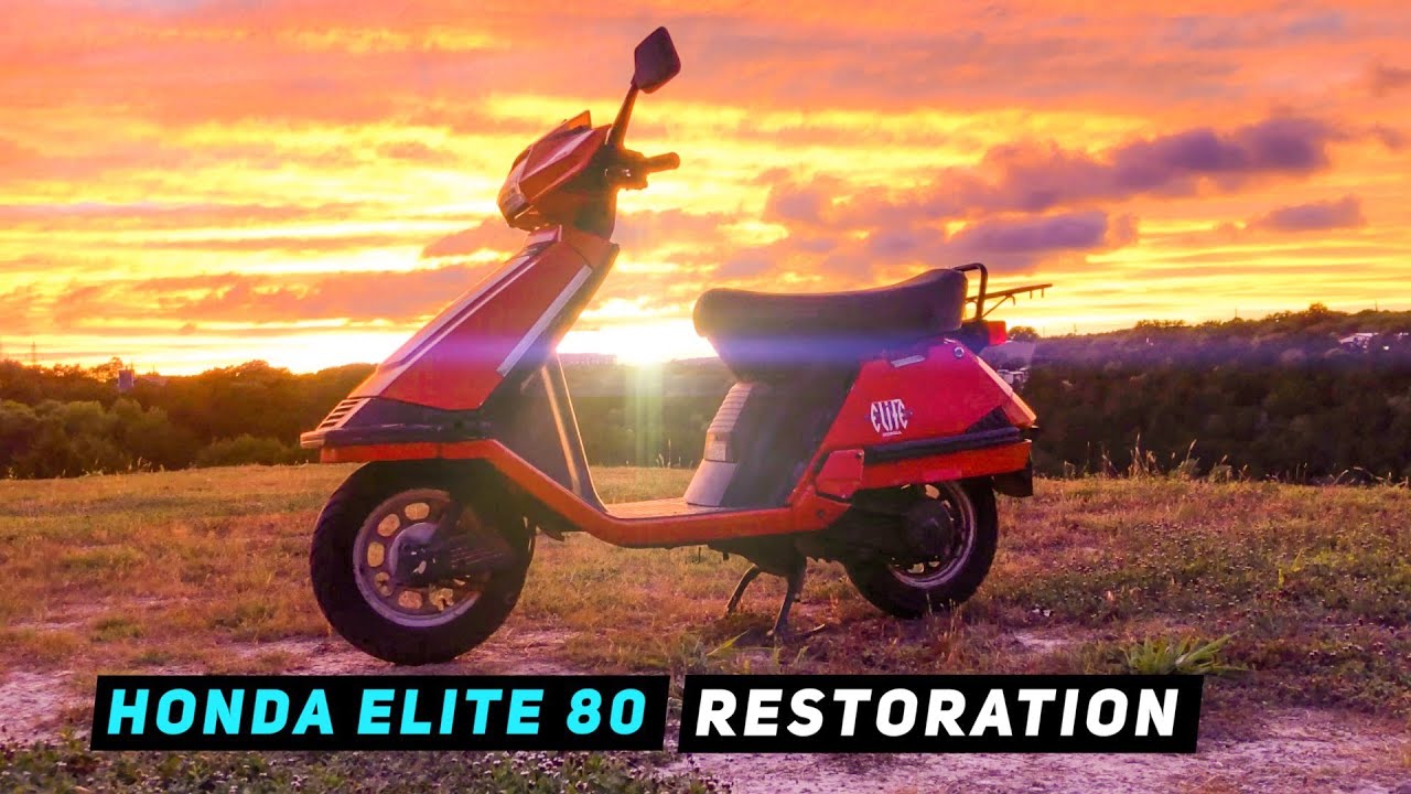 1994 Honda Elite 80cc Restoration | Mitch's Scooter Stuff