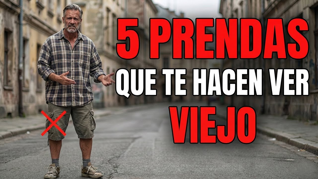 5 Prendas Que Te Hacen Ver VIEJO y RIDÍCULO (Tíralas Ya)