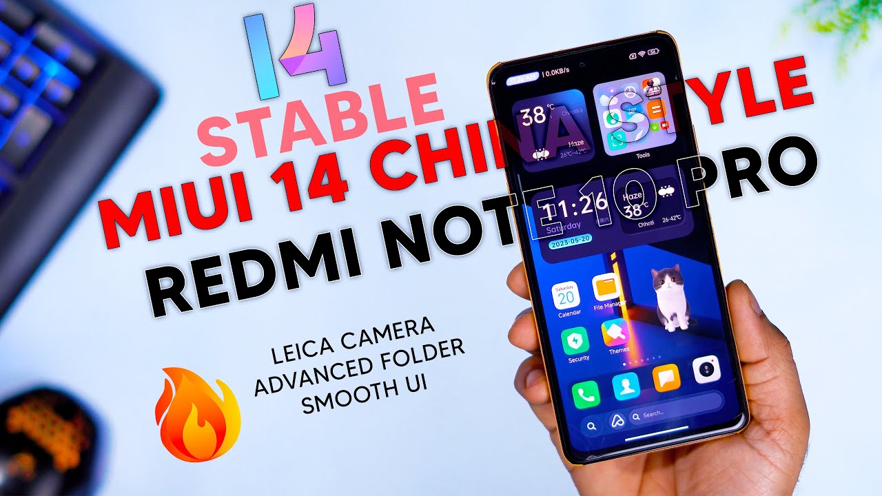MIUI 14 China Style ROM for Redmi Note 10 Pro/Max, Leica Camera, Smooth Ui, New Widget 🔥