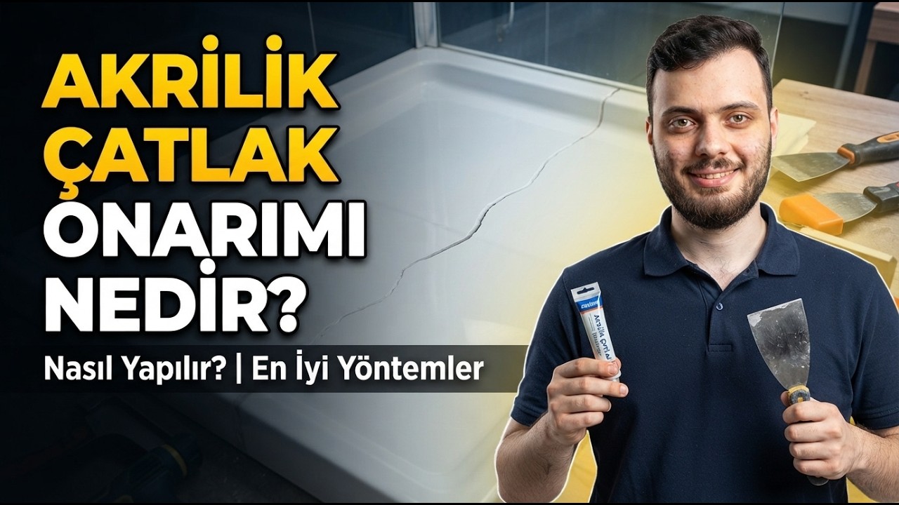 Akrilik Çatlak Onarımı Nedir? Tezgah Çatlaklarını Onarmak İçin Kullanılan Yöntemler