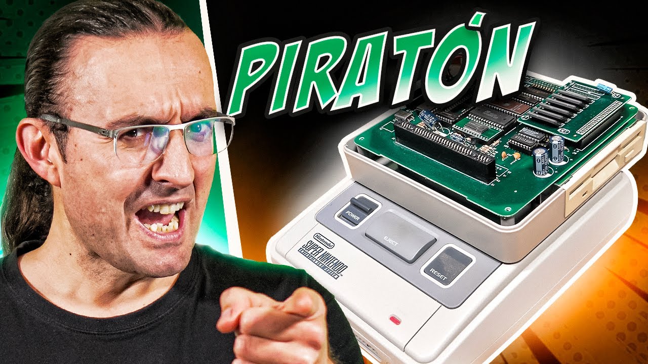 Con ESTO cargábamos JUEGOS PIRATAS  en SNES en los 90 ☠️ el COPIÓN de la SUPER NINTENDO
