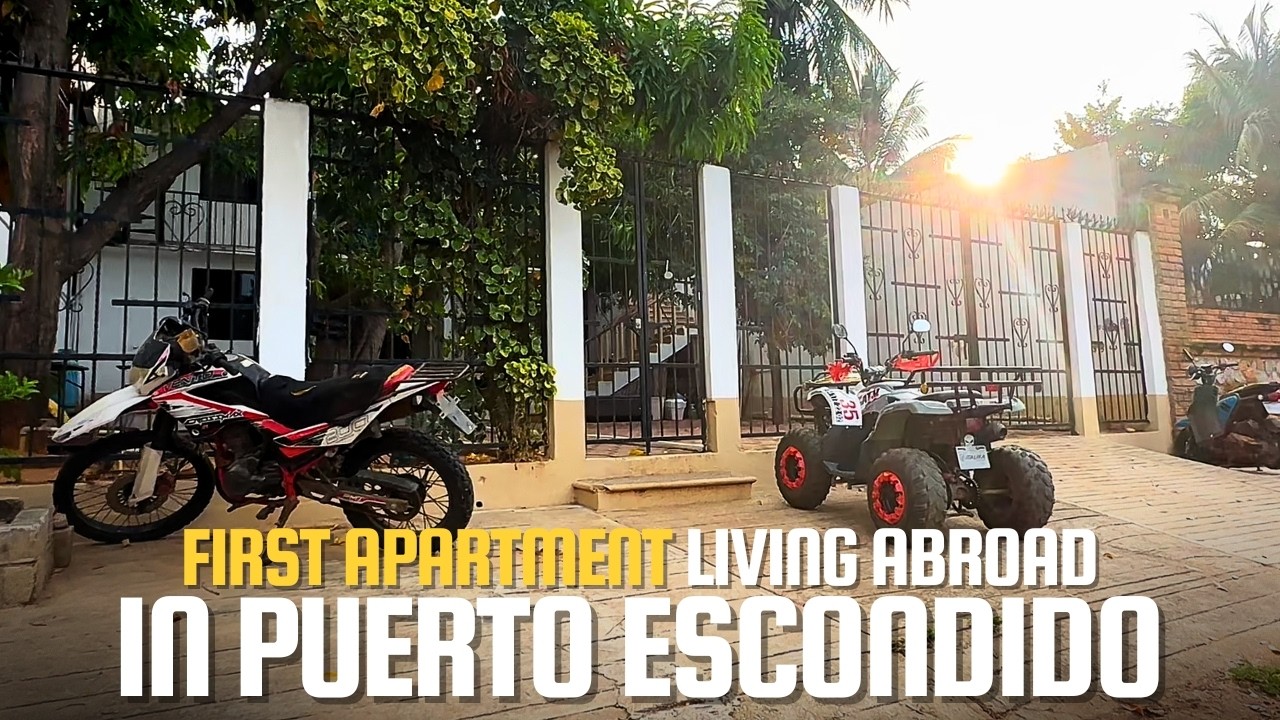 First Apartment Tour - Living Abroad in Puerto Escondido, Oaxaca, Mexico