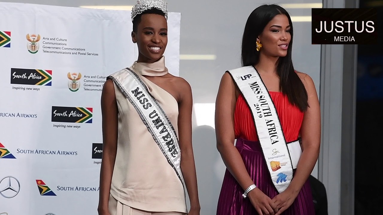 Miss Universe Official Homecoming Welcome Zozibini Tunzi