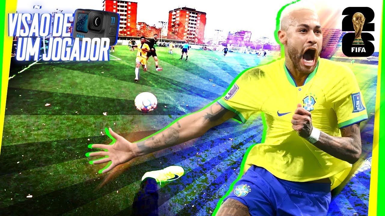 SIMULEI O NEYMAR JR NA COPA DO MUNDO 2026, JOGUEI NA TEMPESTADE!
