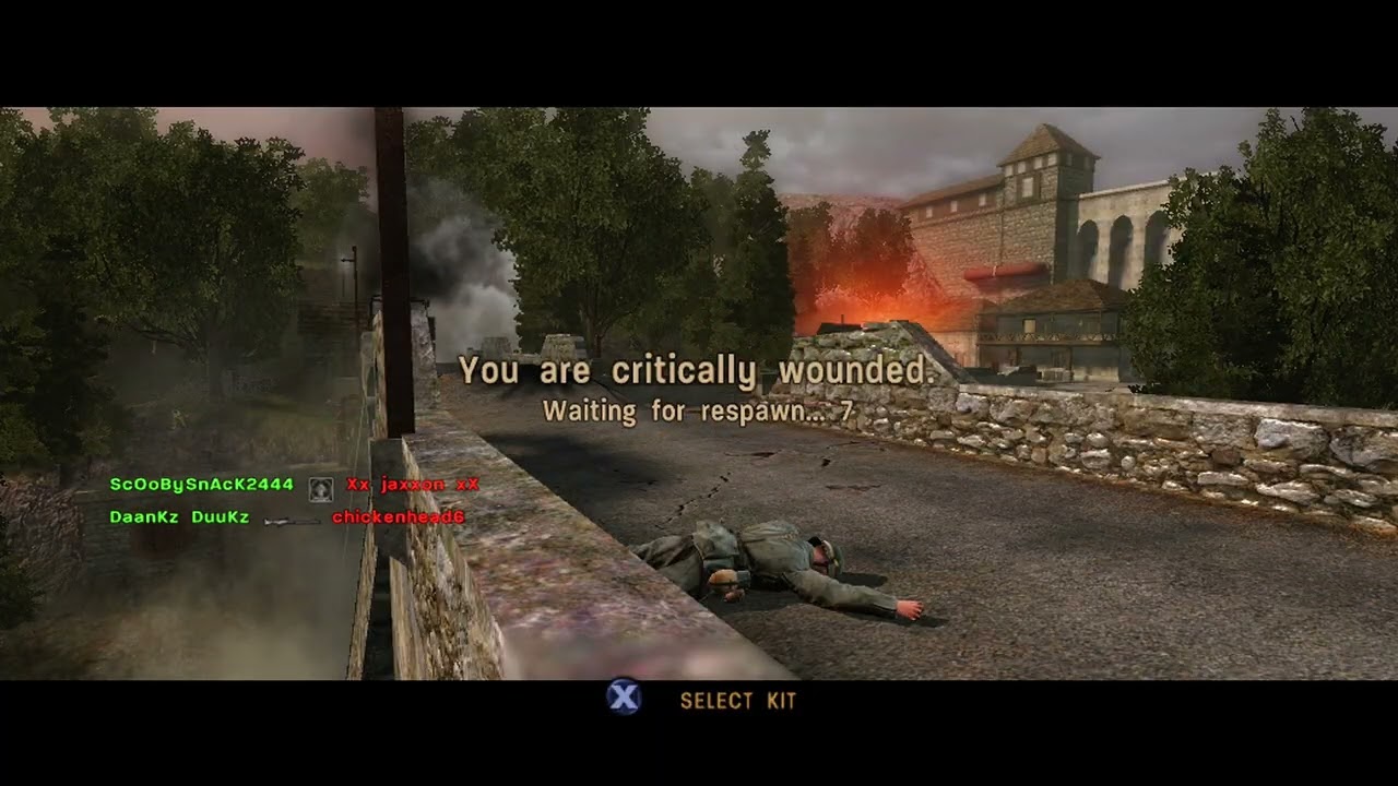 Call of Duty 3 Multiplayer Gameplay - CTF on Eder Dam
