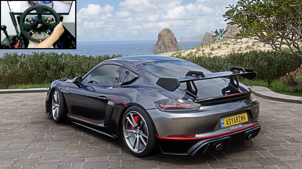 Porsche 718 Cayman GT4 RS 900HP - Forza Horizon 5 | Simagic Alpha Ultimate gameplay