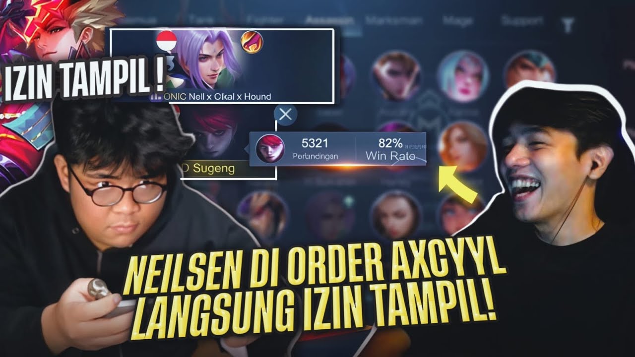 NEILSEN DI ORDER MABAR SAMA @axcyyljulian LANGSUNG IZIN TAMPIL META CIKI ! 