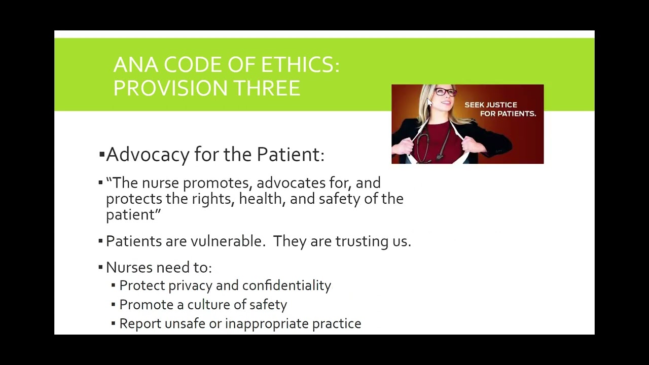 ANA Code of Ethics