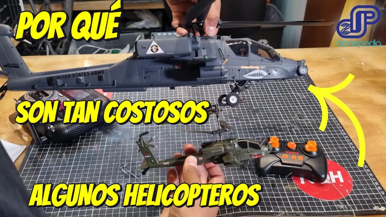 Helicóptero apache con GPS VS Apache económico ¿Por que son tan diferentes? YU XIANG F11-S