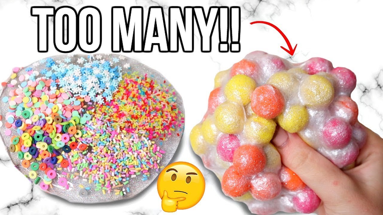 ADDING TOO MANY INGREDIENTS INTO SLIME! Adding Too Much of Everything Into Slime!