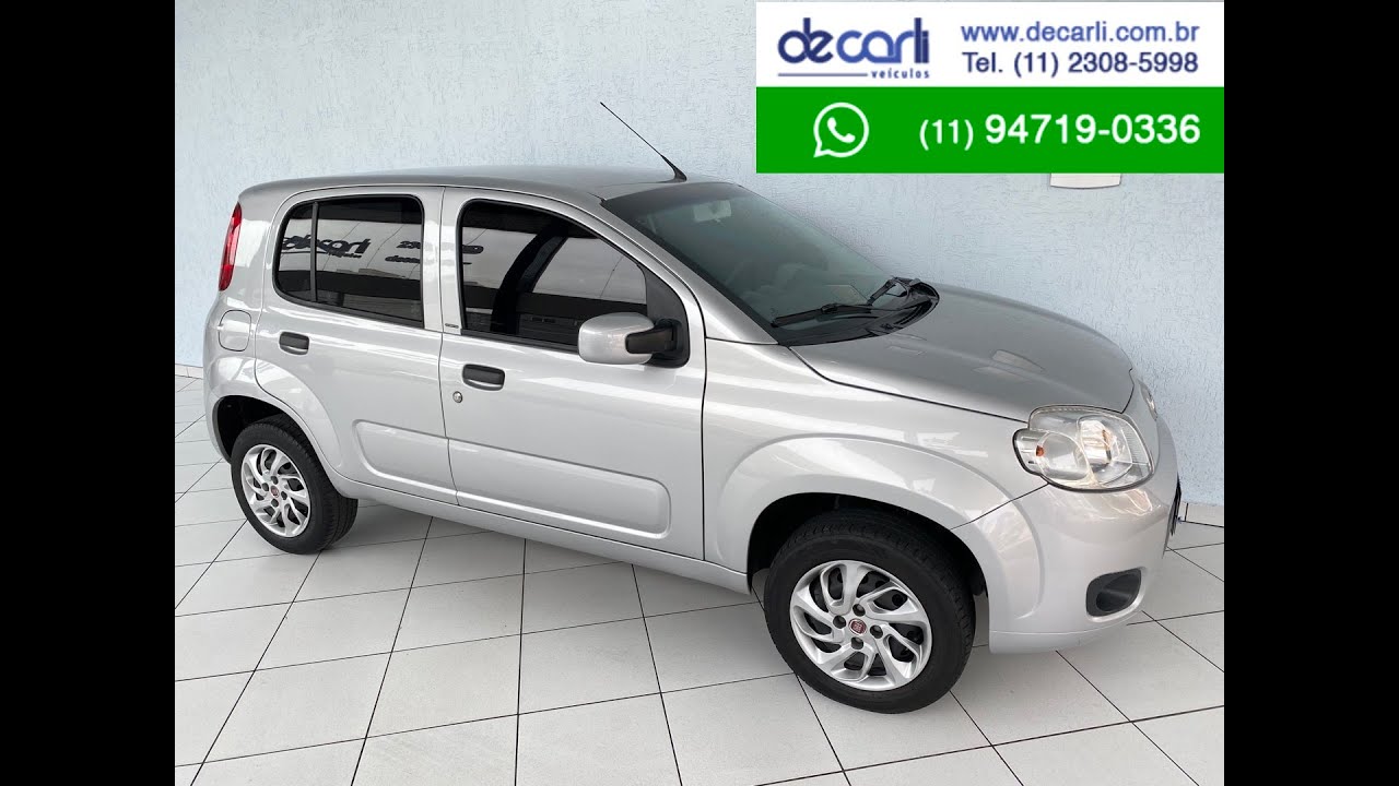 Fiat Uno 1.0 Vivace (Flex) Prata - 2013/2014