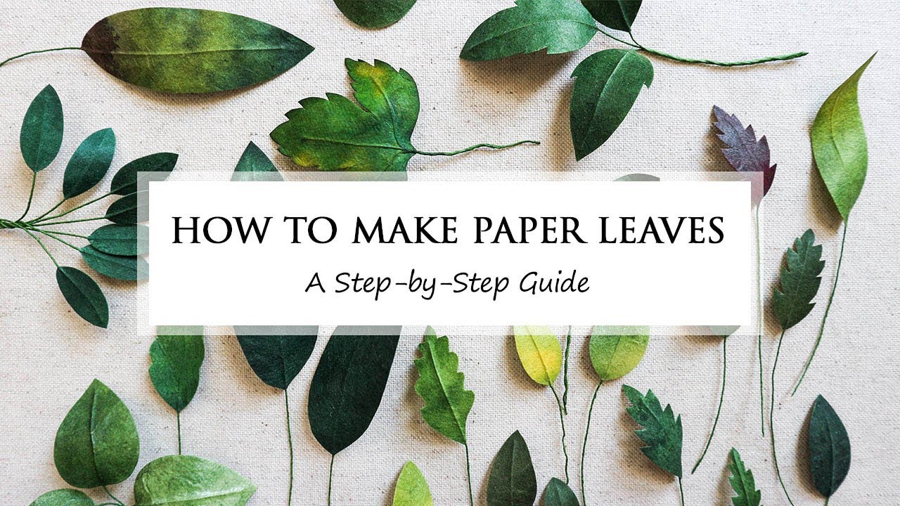 How to Make Paper Leaves | DIY Quilling Tutorial